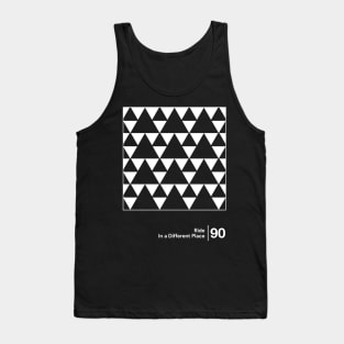 Ride - In A Different Place / Minimalist Style Artwork Tank Top